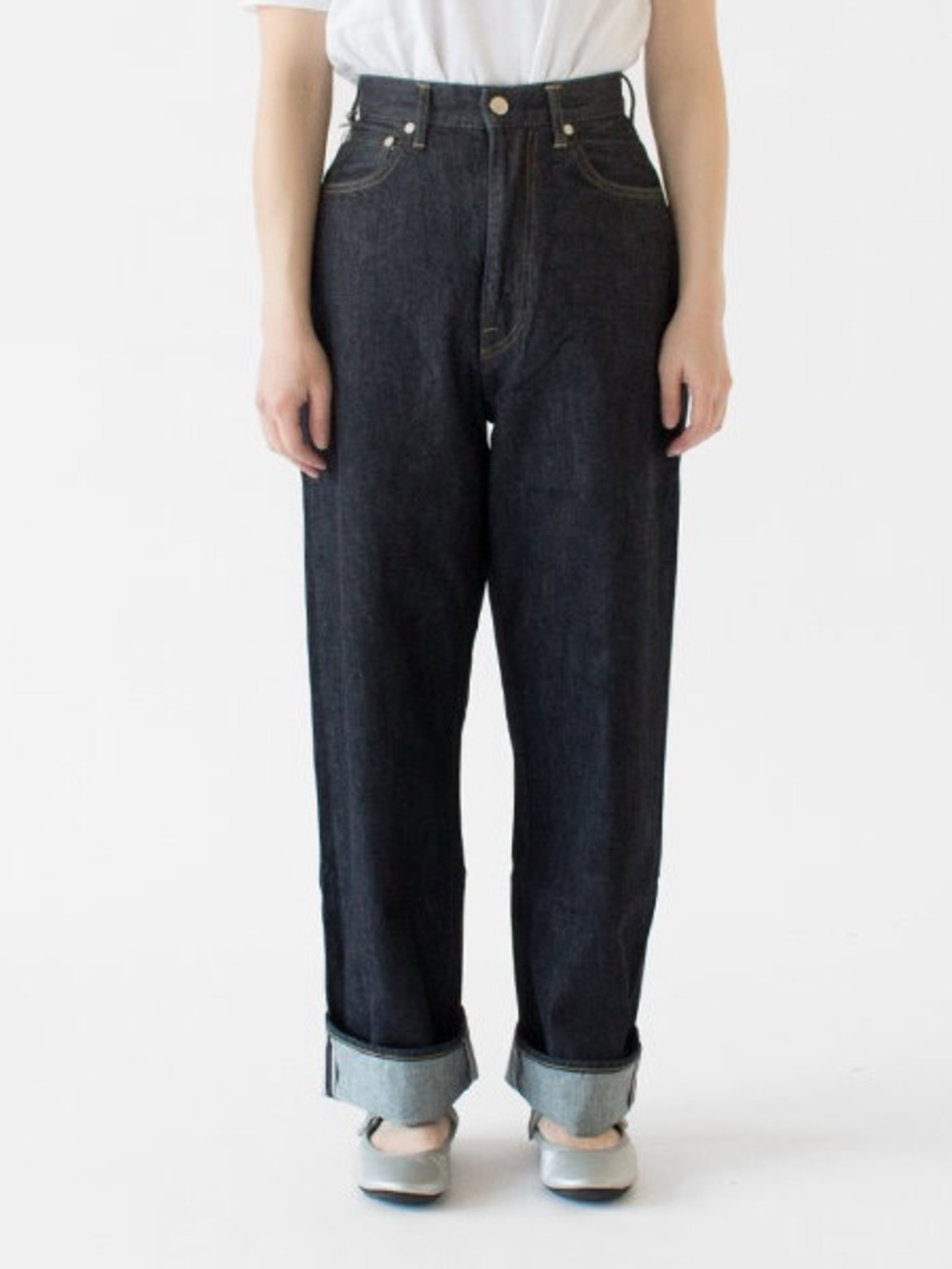 Urvin - High rise Japanese raw selvedge denim